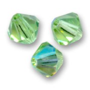 Peridot - Biconi PureCrystal 5328 mm. 4 Peridot AB x50 Biconi PureCrystal 5328 mm. 4 Peridot AB x50