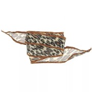 Nastro di seta da 25 mm - Leopardo x 85 cm