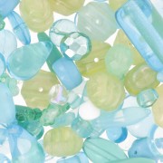 Caribbean Sea - Assortimento di perle di Boemia - Caraibi x50g Assortimento di perle di Boemia - Caraibi x50g