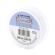Filo elastico Elonga 1 mm - Multi-filo - Bianco x100m