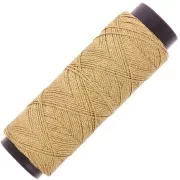 dorato - Filo di poliestere cerato piatto Slam Cord per micro macramè 0,8 mm - Oro x100m Filo di poliestere cerato piatto Slam Cord per micro macramè 0,8 mm - Oro x100m