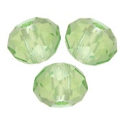 Peridot - Perla tonda appiattita PureCrystal 5040 6 mm - Reinvented Peridot x1 Perla tonda appiattita PureCrystal 5040 6 mm - Reinvented Peridot x1