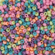 Multicolor - Mix di rocailles Miyuki 11/0 - Crazy Flower x8g Mix di rocailles Miyuki 11/0 - Crazy Flower x8g