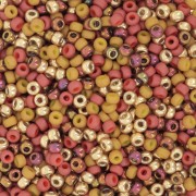 dorato - Mix di rocailles Miyuki 11/0 - Sahara Storm x8g Mix di rocailles Miyuki 11/0 - Sahara Storm x8g