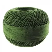 Filo cotone Lizbeth taglia 40 Dark Leaf Green n°676 x274m
