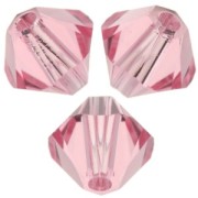 Light Rose - Biconi PureCrystal 5328 mm. 4 Light Rose x50 Biconi PureCrystal 5328 mm. 4 Light Rose x50