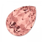 Blush Rose - Cabochon PureCrystal 4320 pera mm. 14x10 Blush Rose x1 Cabochon PureCrystal 4320 pera mm. 14x10 Blush Rose x1