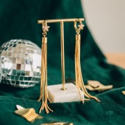 Catena maglia serpentina da 1,2 mm - Acciaio inossidabile 316L Dorato x50cm