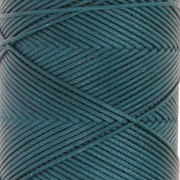 Filo di poliestere cerato Slam Cord per micro macramè 0,8 mm - Verde anatra x100m