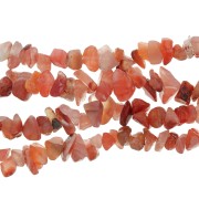 Perle di chips 8 - 11 mm di Red Agatex80 cm
