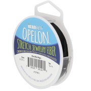 Filo fibra elastica Opelon 0,7 mm - Nero x5 m