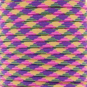 Paracord - Corda paracadute piatta da 4 mm - Rosa - Giallo - Blu x1m