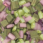 Rosa - Mix di perle Miyuki - Perle Quarter - Half e Tila - Blooming Chic x10g Mix di perle Miyuki - Perle Quarter - Half e Tila - Blooming Chic x10g