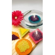 Stoppino con supporto 70 mm per realizzare candele x10