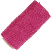 Bobina di filo cerato Linhasita per micro macramè 0,5 mm - Rosa brillante (1435) x335m