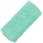 Bobina di filo cerato Linhasita per micro macramè 0,5 mm - Menta ghiacciata (1436) x335m