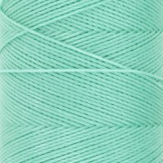 Bobina di filo cerato Linhasita per micro macramè 0,75 mm - Menta ghiacciata (1436) x228m