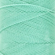 Bobina di filo cerato Linhasita per micro macramè 1 mm - Menta ghiacciata (1436) x168m