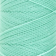 Bobina di filo cerato Linhasita per micro macramè 1 mm - Verde menta (1444) x168m