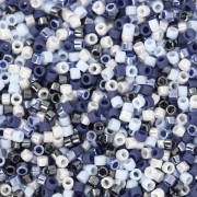 Bianco - Mix Miyuki Delica 11/0 - Mighty Blue x8g Mix Miyuki Delica 11/0 - Mighty Blue x8g