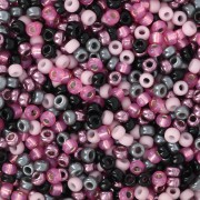 Nero - Mix Miyuki rocaille 11/0 - Mix Pink Candy x8g Mix Miyuki rocaille 11/0 - Mix Pink Candy x8g