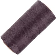 Bobina di filo cerato Linhasita per micro macramè 0,35 mm - Smoky Purple (211) x448m