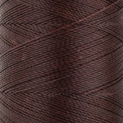 Bobina di filo cerato Linhasita per micro macramè 0,5 mm - Cacao (667) x335m