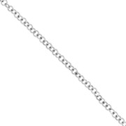 Catena forzatina a maglia tonda 4,9 mm - Acciaio inossidabile 316L x1m