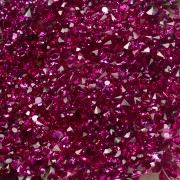 Pietre di cristallo sciolte in resina - Joblot Swarovski - da 1 a 6 mm - Fucsia x10g