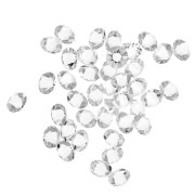 Pietre di cristallo sciolte in resina - Joblot Swarovski - da 1 a 6 mm - Crystal x10g