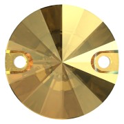 Cabochon - Distanziatori - Swarovski 3200 12 mm Crystal Metallic Sunshine x1