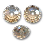 Sfera schiacciata PureCrystal 5040 mm. 8 Crystal Golden Shadow x1