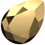 Crystal - Cabochon PureCrystal 4320 14x10 mm - Crystal Aurum x1 Cabochon PureCrystal 4320 14x10 mm - Crystal Aurum x1