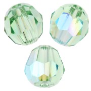 Peridot - Perline rotonde PureCrystal 5000 4 mm - Peridot Shimmer x20 Perline rotonde PureCrystal 5000 4 mm - Peridot Shimmer x20