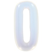 Pendente ovale di pietra semipreziosa 30x15 mm - Opalite x1