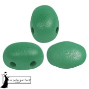 Opaque White - Perle di vetro Samos® by Puca® 5x7 mm - Vogue Green Garden Mat x10g Perle di vetro Samos® by Puca® 5x7 mm - Vogue Green Garden Mat x10g