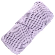 malva - Rocchetto di cotone macramè da 2 mm - Malva x100 m Rocchetto di cotone macramè da 2 mm - Malva x100 m