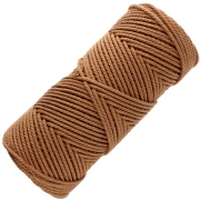 Mocca - Rocchetto di cotone macramè da 2 mm - Mocca x100m Rocchetto di cotone macramè da 2 mm - Mocca x100m