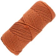 terracotta - Rocchetto di cotone macramè da 2 mm - Terracotta x100 m Rocchetto di cotone macramè da 2 mm - Terracotta x100 m