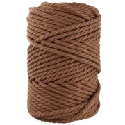 Mocca - Rocchetto di corda di cotone per macramè da 5 mm - Mocca x50m Rocchetto di corda di cotone per macramè da 5 mm - Mocca x50m
