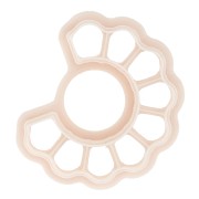 Tagliabiscotti creolo traforato 26x31 mm in polimero biodegradabile - Beige x1