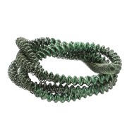 - Bobina a spirale riccia da 3,4 mm per ricamo - creazione di spille - Verde scuro x3 Bobina a spirale riccia da 3,4 mm per ricamo - creazione di spille - Verde scuro x3