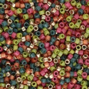 dorato - Miscela Miyuki Delica 11/0 - Elegant Fall x8g Miscela Miyuki Delica 11/0 - Elegant Fall x8g