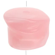 Perle irregolari in acrilico traslucido 16x20 mm - Rosa chiaro x4