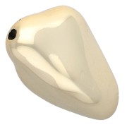 Irrégulier - Perla irregolare 35x23 mm in acrilico metallizzato CCB - Oro x1 Perla irregolare 35x23 mm in acrilico metallizzato CCB - Oro x1