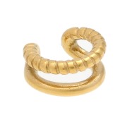 Demi-anneau - Bracciale per orecchio - Bague d'oreille doppio anneau 12 mm - Acciaio inossidabile 304 Dorato x1 Bracciale per orecchio - Bague d'oreille doppio anneau 12 mm - Acciaio inossidabile 304 Dorato x1