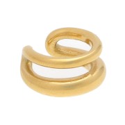 Demi-anneau - Bracciale per orecchio - Bague d'oreille grande doppio anneau 16 mm - Acciaio inossidabile 304 Dorato x1 Bracciale per orecchio - Bague d'oreille grande doppio anneau 16 mm - Acciaio inossidabile 304 Dorato x1