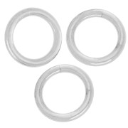 Anelli aperti 7x1 mm - Argento x50