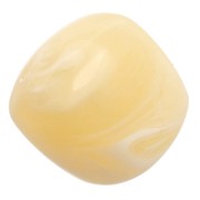 ecru - Perle cubiche irregolari 16x17 mm - Acrilico traslucido - Ecru marmorizzato x10 Perle cubiche irregolari 16x17 mm - Acrilico traslucido - Ecru marmorizzato x10