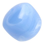 Blu cielo - Perle cubiche irregolari 16x17 mm - Acrilico opaco - Azzurro marmorizzato x10 Perle cubiche irregolari 16x17 mm - Acrilico opaco - Azzurro marmorizzato x10